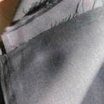 Acélkék gyapju-gabarden szövet méteráru öltönyre, kosztümre 230x150 fotó