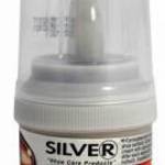 Cipőtisztító krém tégelyes 50 ml szivacsos Silver fekete fotó