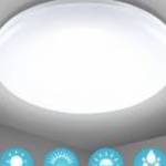 Új, Elfeland® 23CM 24W modern kerek LED mennyezeti lámpa 2200LM IP54 fotó