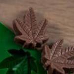 Cannabis levelek jégkocka és süti készítő szilikon tálca fotó