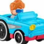 Fisher Price - Little people - kék autó 8cm-es GMJ25 - Mattel fotó