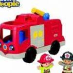 Fisher Price - Little People Segítő tűzoltóautó GXR77 - Mattel fotó