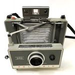 Retró Polaroid automatic 340 összecsukható Land kamera régi fényképezőgép eredeti tokban 1Ft NMÁ fotó
