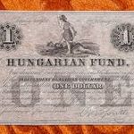 1852 -es UNC hajtl. Emigrációs Kossuth 1 Dollar HUNGARIAN FUND. RITKA!! (L1096) fotó