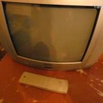 14" hagyományos képcsőves TV kicsi 36 cm müködik SCART távírányítóval ÉRDEN ##0319 fotó