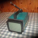 Retro orosz mini TV kék fotó