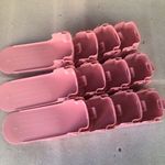 12 db praktikus helytakarékos cipőtároló cipőrendező rózsaszín fotó