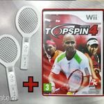 Top Spin 4 Nintendo Wii játék + 2db Teniszütő Nintendo Wii eredeti játék (ÚJ) fotó