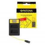 PATONA Smart Dual LCD USB töltő Nikon EN-EL14 ENEL14 D3100 D3200 D5100 D5200 - Patona fotó