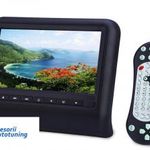 Univerzális 9 hüvelykes autós fejtámla DVD lejátszó HDMI LCD képernyő Hátsó SEAT monitorhoz - fekete fotó
