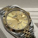 Új Rolex DateJust Bicolor, Motif gold szlap, 3235-ös clone szerkezetes, zafír üveges! fotó