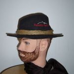 "Krimmler Tauernhaus 56" férfi kalap sötétszürke/fekete bfk.56cm hímzett márkajelzés Új fotó