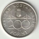 1993 200 forint ezüst érme fotó