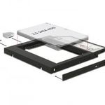 DeLock Slim SATA 5, 25" Installation Frame for 1 x 2, 5" SATA HDD up to 9, 5mm 62669 Kiegészítő, Kel... fotó