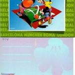 Disney Characters sportos grafikai kl., ping-pong. képeslap, képeslevelezőlap fotó