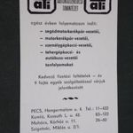 Kártyanaptár, ATI autós iskola, Pécs, Szigetvár, Komló, Mohács, 1991, , C, fotó