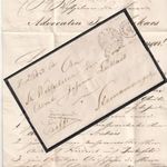 1850 exoffo OPM teljes levél OBERWARTH lebélyegzés Felsőőr Burgenland Austria Gudlin E2.2 / 200(d15) fotó