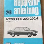 Mercedes E 200, 230 javítási karbantartási kézikönyv fotó