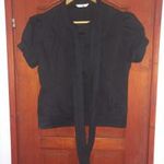 HIBÁTLAN MK uk12-es méretű, fekete csinos blézerszerű kabát fotó