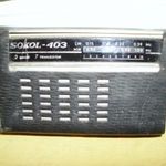 Sokol 403 tranzisztoros rádió 3 fotó