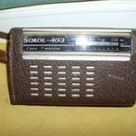 Sokol 403 tranzisztoros rádió 1 fotó