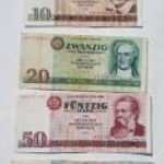 NDK DDR bankjegy sor 5-100 márka 1971, 75 - 1 Ft.NMÁ! fotó