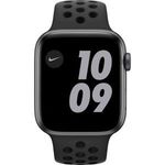 Apple Watch Nike SE Okosóra, GPS, alumínium keret, 44 mm, antracit / fekete fotó