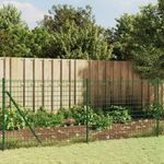 zöld dróthálós kerítés cövekekkel 0, 8x25 m fotó