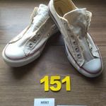 (151.) Converse fehér, alacsony szárú tornacipő 39-es, használt fotó