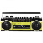 Trevi RR 501BT Hordozható kazettás rádió és MP3/USB lejátszó, Bluetooth funkcióval (sárga) fotó