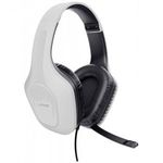 Trust GXT415W ZIROX Gamer Over Ear headset Vezetékes Stereo Fehér fotó