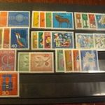 Német 1960-tól 10 féle postatiszta** sor egyben fotó