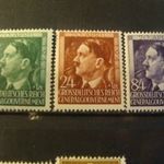 Generalgoverment 1942 postatiszta** Hitler sor MI 117-119 fotó