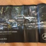 MERCEDES-Benz poszter kétoldalas 83x53 cm fotó