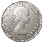 Kanada 1 dollár, ezüst érem, 1958 - 100. évforduló – British Columbia megalapítása fotó