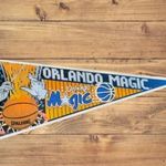 Orlando Magic WinCraft (eredeti) NBA Vintage USA filc kosaras zászló hologramos 90's gyűjtői darab fotó