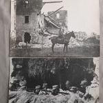 Olasz front 1.Vh fényképek régi másolatok lovas sisak kard puskák lövésárok 2 db. fotó