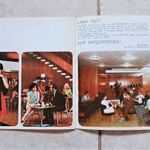 Szabadság szálloda Hungarhotels 1970 retro képes ismertető kiadvány bútor ételfotók Wartburg Trabant fotó