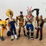 akciófigurák (Batman, Biker mice from Mars, Pokemon, Spiderman, Joe) fotó