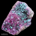 ÁSVÁNY Cobaltoan calcite chrysocolla and malachite - Kakanda deposit DRC Congo fotó