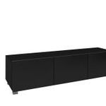 Calabrini C RTV 150 TV szekrény magasfényű fekete 150 cm fotó