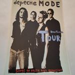 Rock Képeslap 90-es évek RITKA - Depeche Mode, Devotional Tour fotó