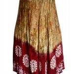 JK indiai színátmenetes, batikolt, hímzett kánikula ruha XL-es 109 fotó