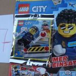 (L77) ÚJ BONTATLAN LEGO CITY RENDŐR FIGURA fotó