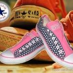 ÚJ! Converse All Star pöttyös alacsony szárú tornacipő! 37, 5-es méret! EREDETI fotó