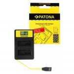 PATONA Smart Dual LCD USB töltő Canon LP-E8 550D 600D 650D 700D - Patona fotó