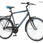 Venssini Torino 26 MTB kerékpár Fekete-Kék fotó