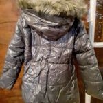 Zara Girls lány télikabát szőrmés kapucnival 122 cm-es méret, 6-7 éveseknek fotó