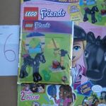 (LE56) ÚJ BONTATLAN LEGO FRIENDS FIGURA+ ÚJSÁG POSZTERREL , FEKETE KIS LÓ ETEŐVEL, ITATÓVAL fotó