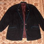 Tiroli fekete puha gyapjú női kabátka XL fotó